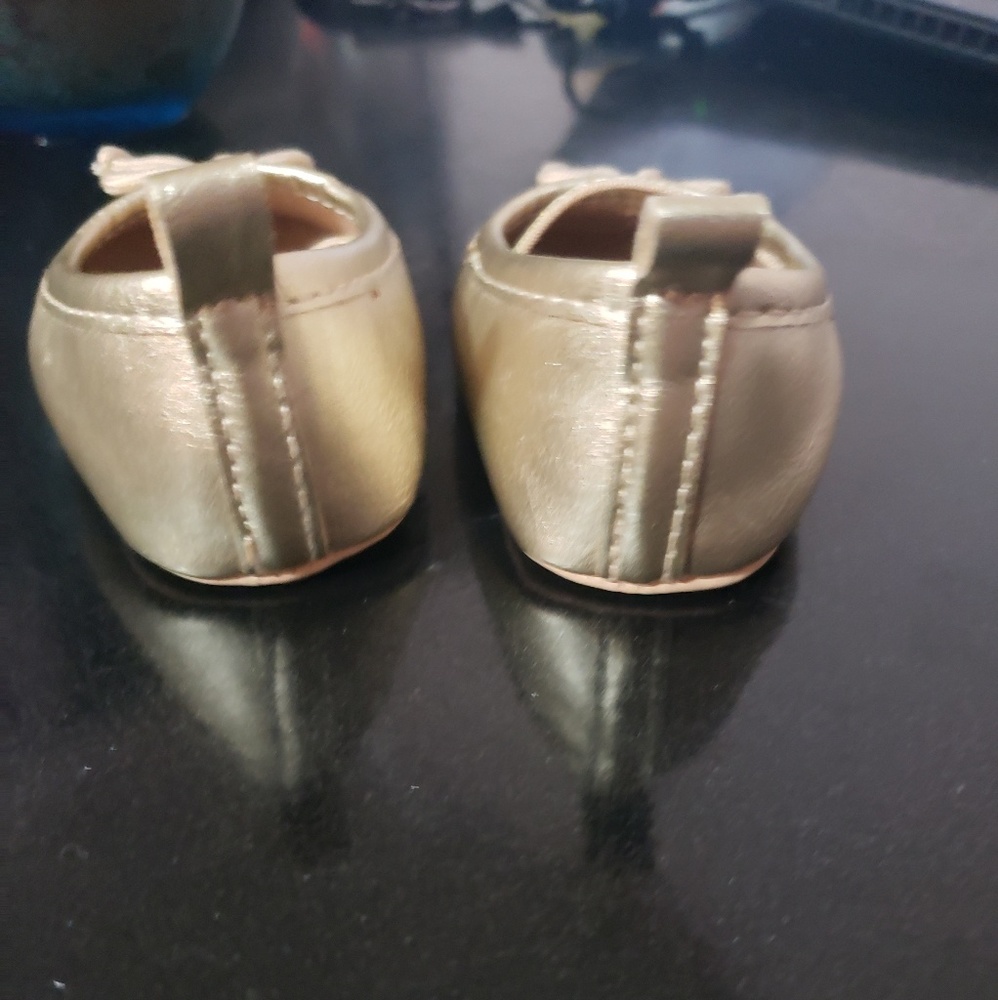 Old Navy Gold Baby Shoes